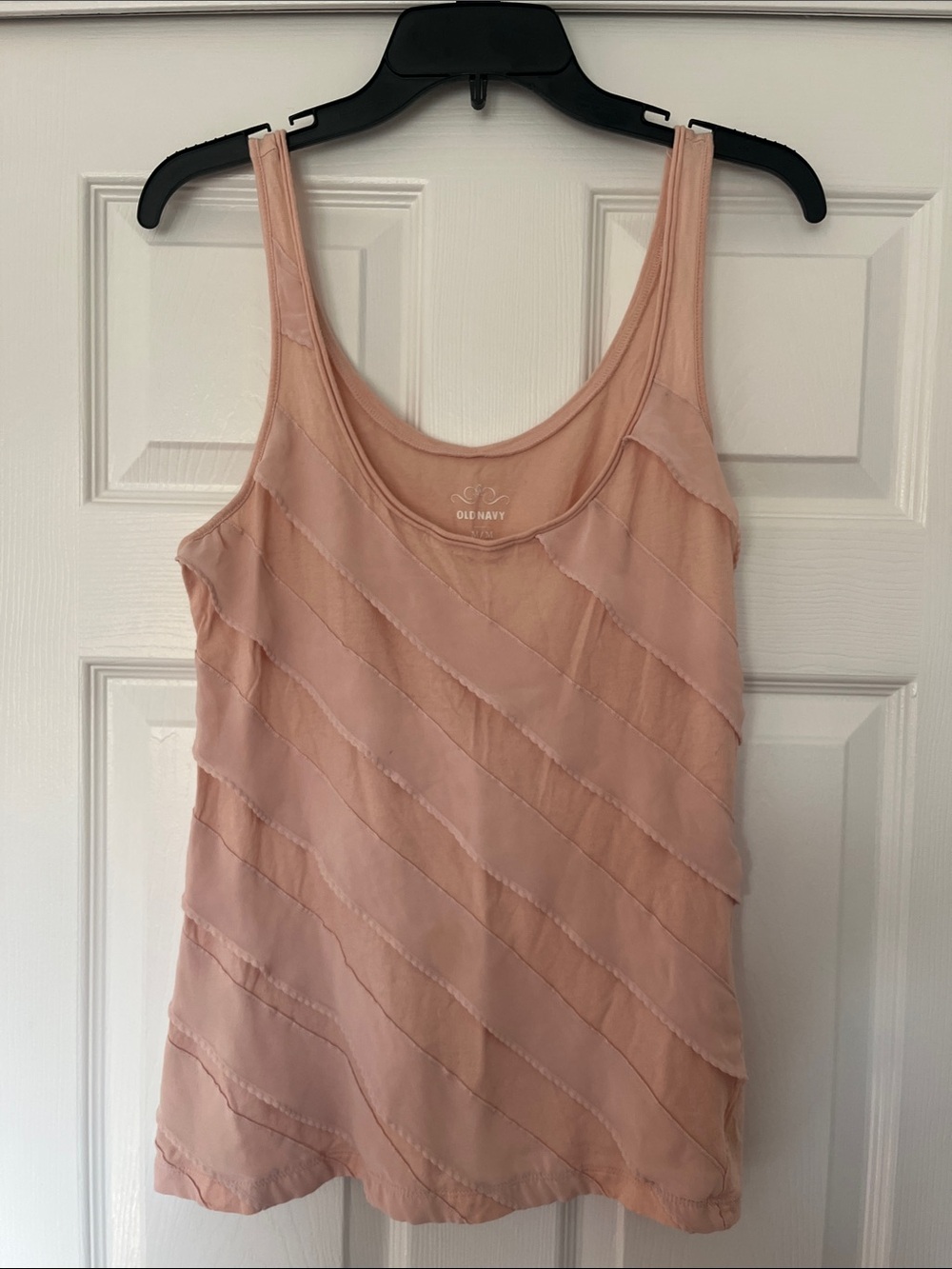 Boho Cottagecore Unique Textured Front with Layered Diagonal Ruffles